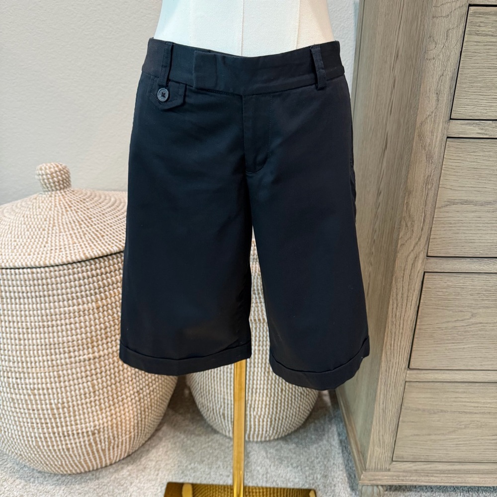 Banana Republic Women Navy Shorts Cotton/Spandex Size 0